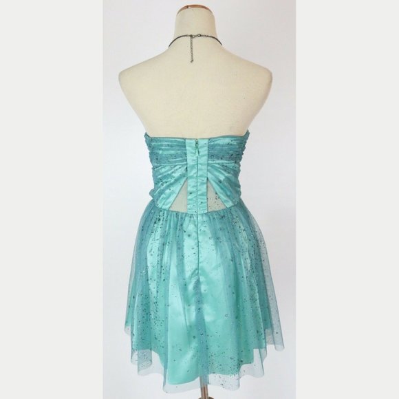 Hailey Logan $110 Jade Evening Prom Cocktail Sz 13 - Picture 2 of 11